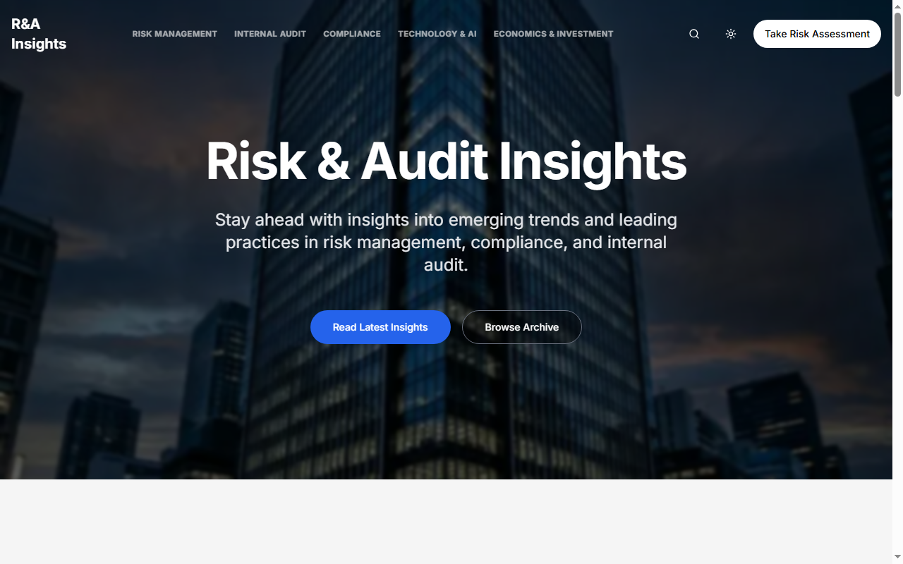Risk & Audit Insights